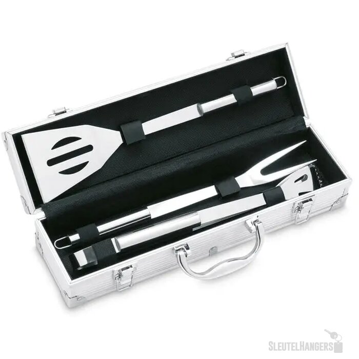 3-delige bbq gereedschapset Asador Zilver