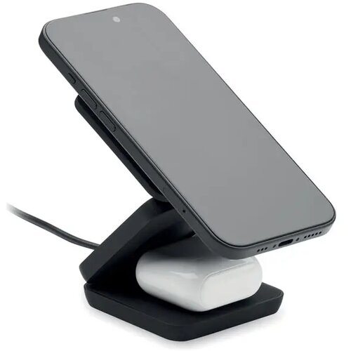 3-in-1 opvouwbaar laadstation Netica Zwart