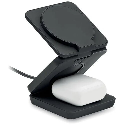 3-in-1 opvouwbaar laadstation Netica Zwart