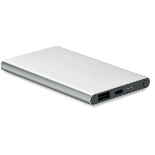 4000 mah power bank type c Powerflat c mat zilver