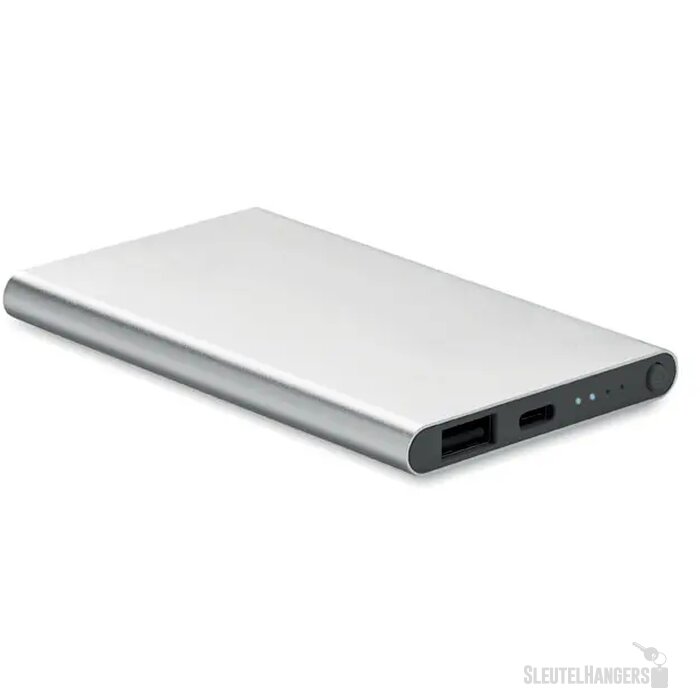 4000 mah power bank type c Powerflat c mat zilver