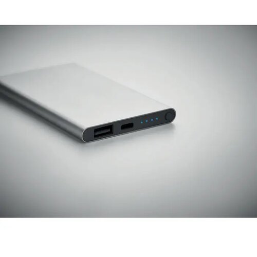 4000 mah power bank type c Powerflat c mat zilver 4.000 mAh