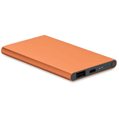 4000 mah power bank type c Powerflat c oranje