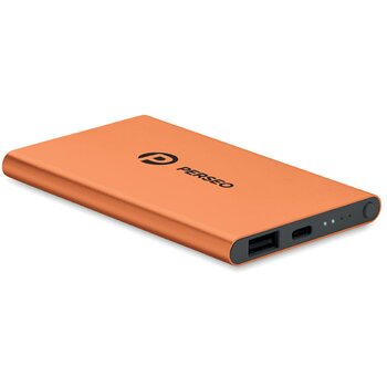 4000 mah power bank type c Powerflat c oranje