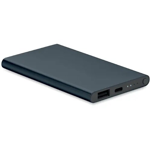 4000 mah power bank type c Powerflat c marineblauw