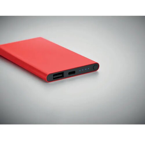 4000 mah power bank type c Powerflat c rood 4.000 mAh