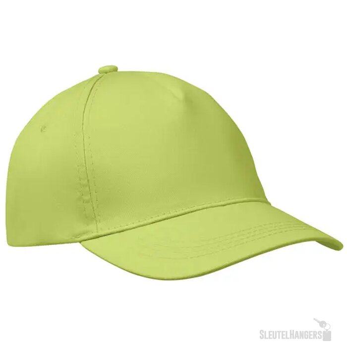 5 panelen baseballpet Buzz Limoengroen