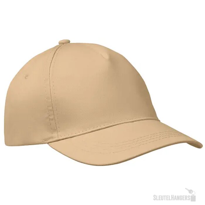 5 panelen baseballpet Buzz Beige