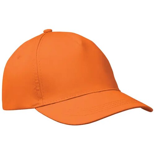 5 panelen baseballpet Buzz Oranje