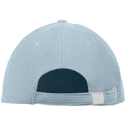 5 panelen corduroy baseballcap Wale Lichtblauw