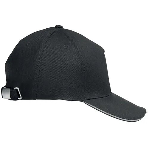 5 panelen led baseballpet Luzcap Zwart