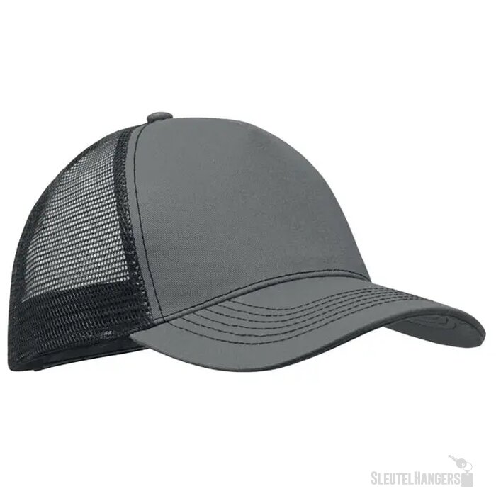 5 panelen trucker cap Blist Grijs