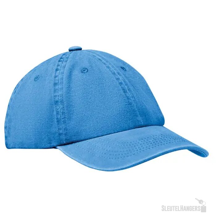 6 panelen baseballcap Top Kobaltblauw