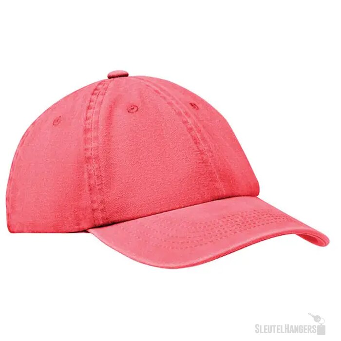 6 panelen baseballcap Top Rood