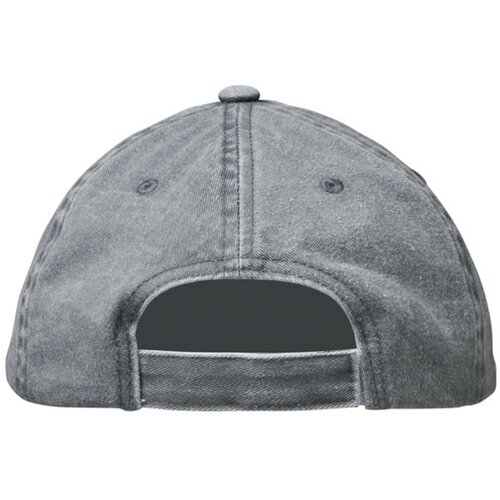 6 panelen baseballcap Top Grijs