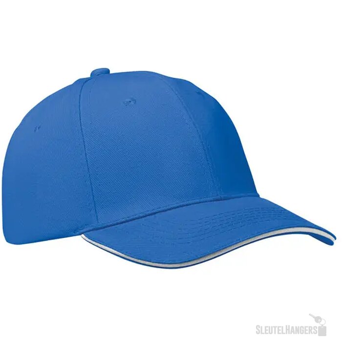 6 panelen baseballpet Buffalo Blauw