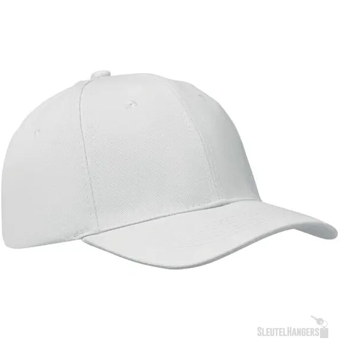 6 panelen baseballpet Buffalo Wit