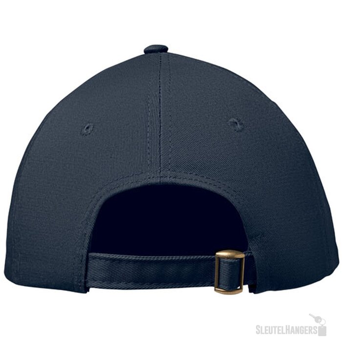 6 panelen katoenen baseballpet Bahamas Kobaltblauw