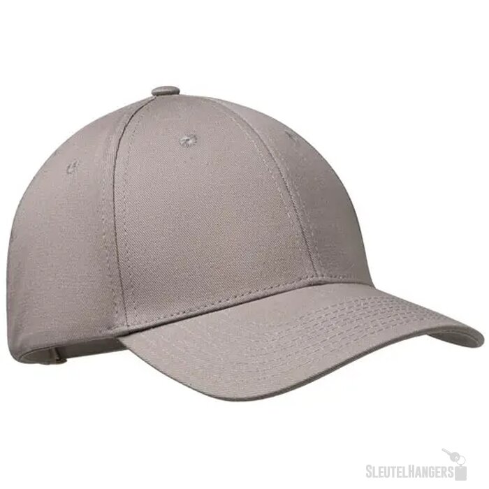 6 panelen katoenen baseballpet Bahamas Grijs