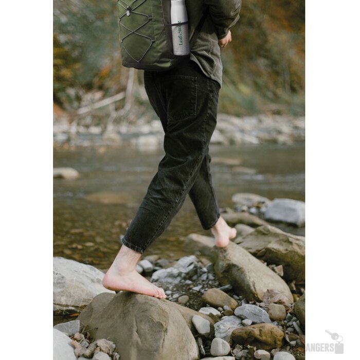 Rpet polyester rugzak Hige Legergroen