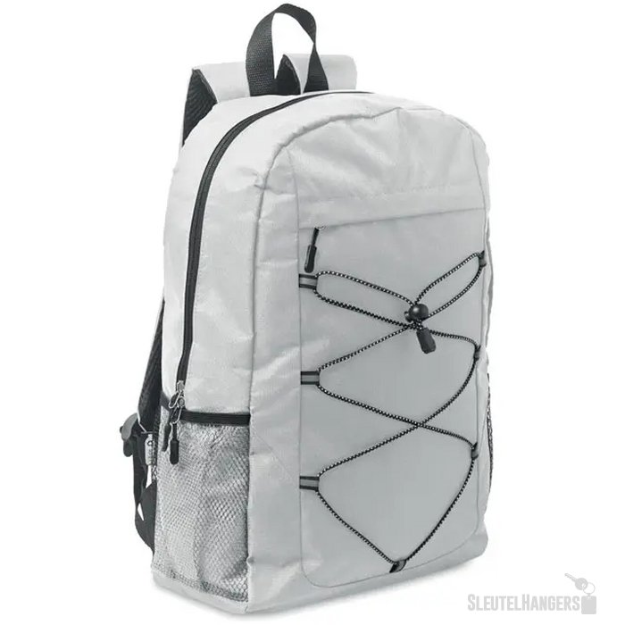 600d rpet polyester rugzak Hige wit