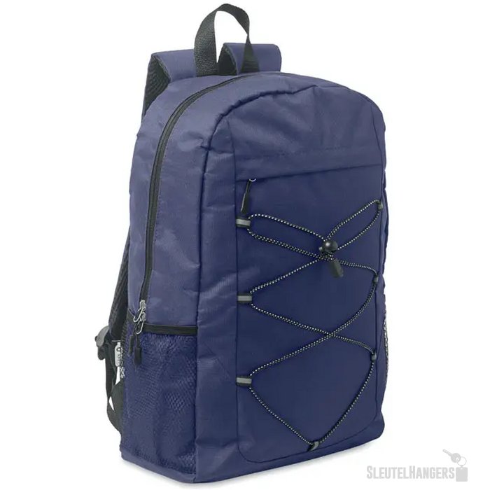 600d rpet polyester rugzak Hige blauw