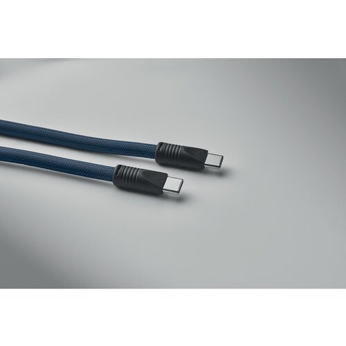 60w oplaad- en datakoord Cocharge Kobaltblauw