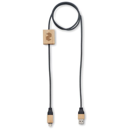 60w oplaadkabel Caboo Bruin