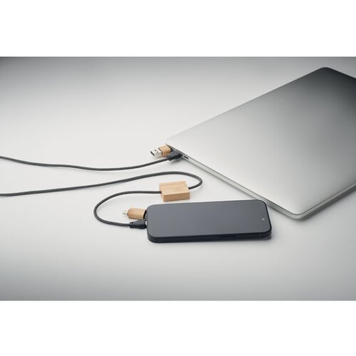 60w oplaadkabel Caboo Bruin
