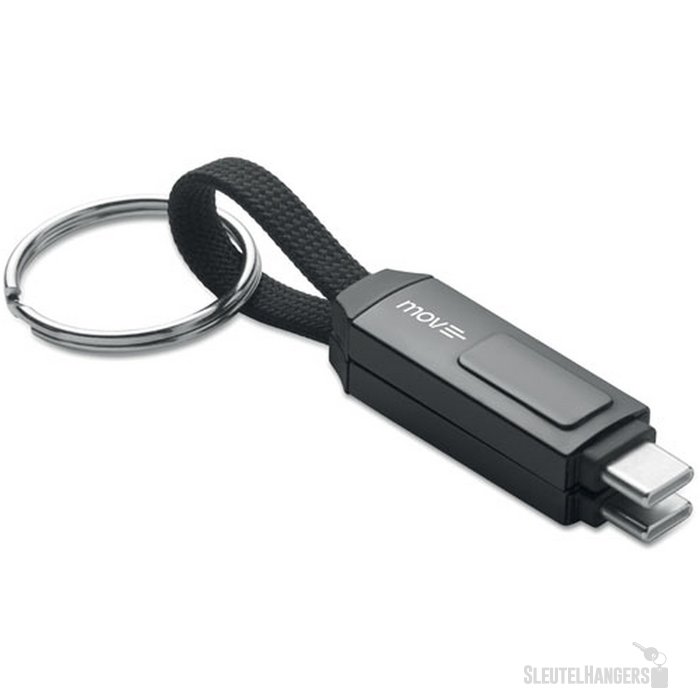 60w oplaadkabel sleutelhanger Keysto zwart