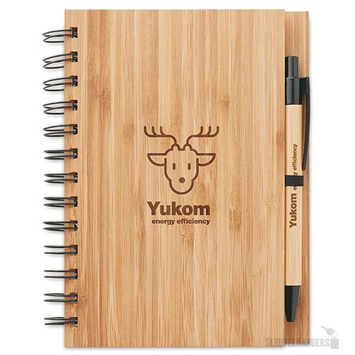 A5 bamboe notitieboek Bambloc hout