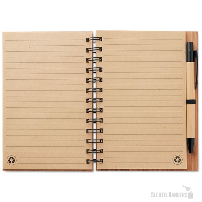 A5 bamboe notitieboek Bambloc hout