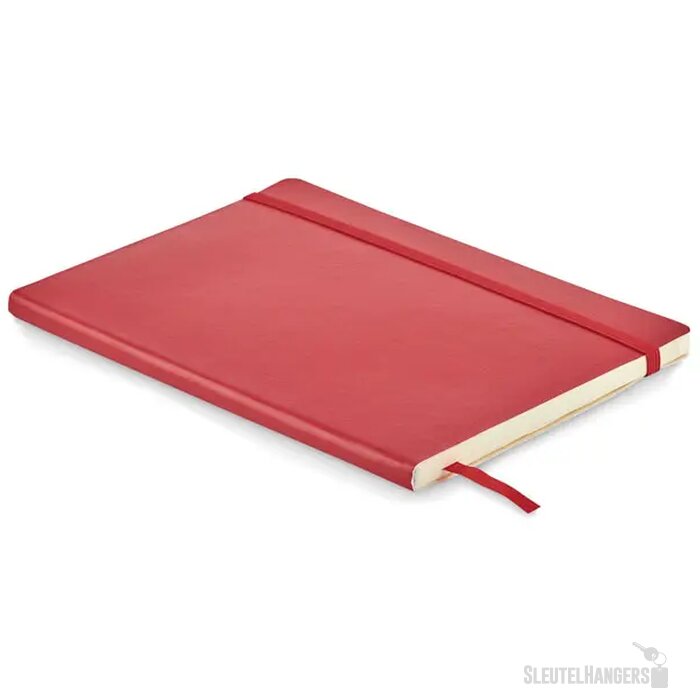 A5 gerecycled notitieboek Breta Rood