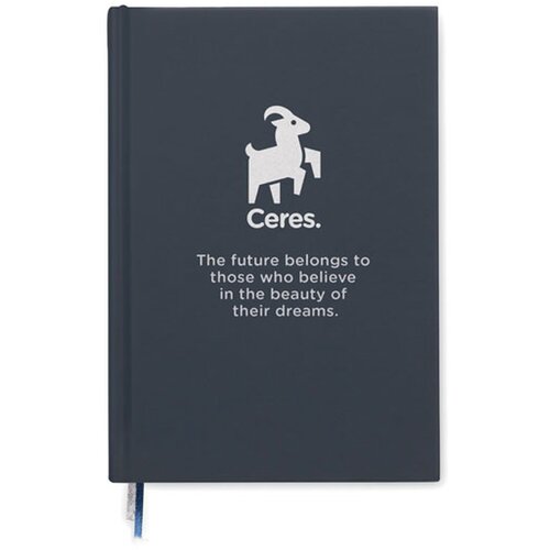 A5 gerecycled notitieboek Journu marineblauw