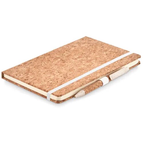 A5 kurk notitieboek balpen set Suber set Beige
