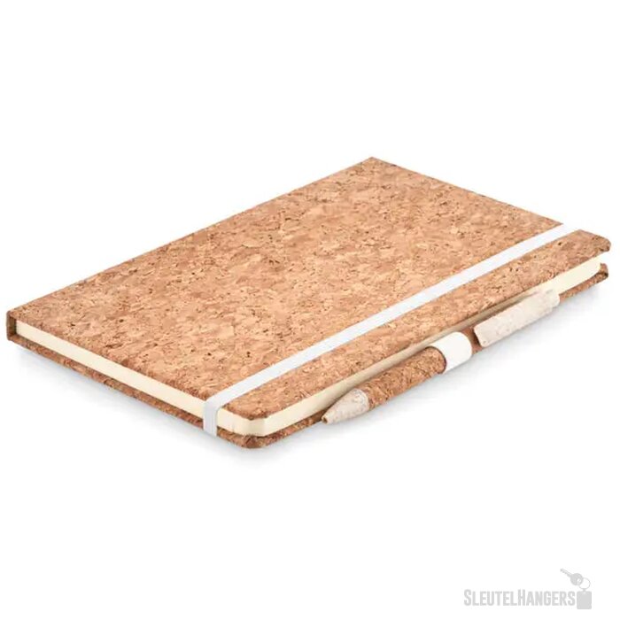 A5 kurk notitieboek balpen set Suber set Beige