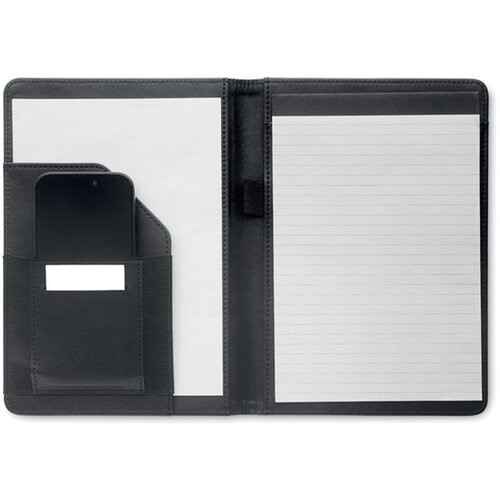 A5 map 300d rpet Folio Zwart