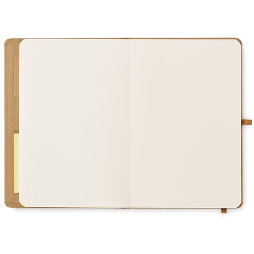 A5 notitieboek gerecycled papier Sticknote Beige
