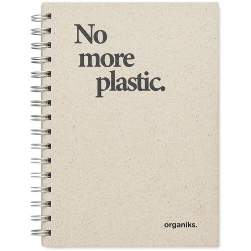 A5 notitieboek graspapier Grass book Beige