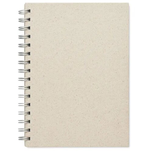 A5 notitieboek graspapier Grass book Beige