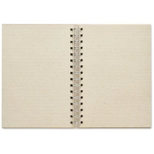 A5 notitieboek graspapier Grass book Beige