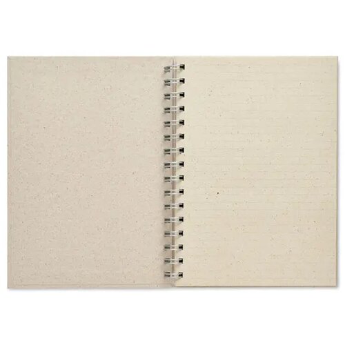 A5 notitieboek graspapier Grass book Beige