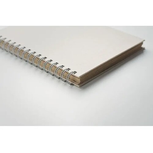 A5 notitieboek graspapier Grass book Beige