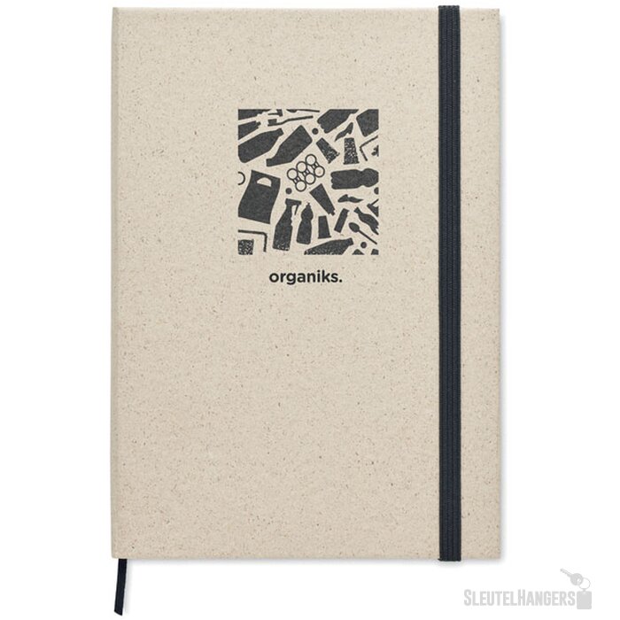 A5 notitieboek graspapier Grass notes Beige