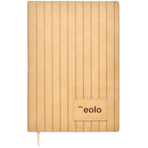 A5 notitieboek in smokey pu Tintray beige