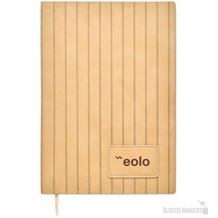 A5 notitieboek in smokey pu Tintray beige