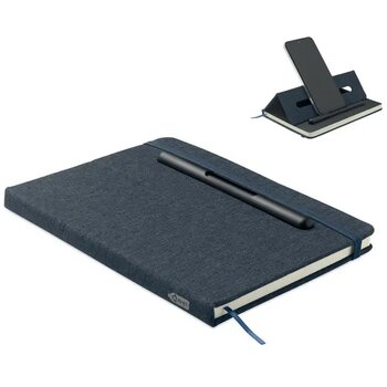 A5 notitieboek telefoonhouder Rinbook Kobaltblauw