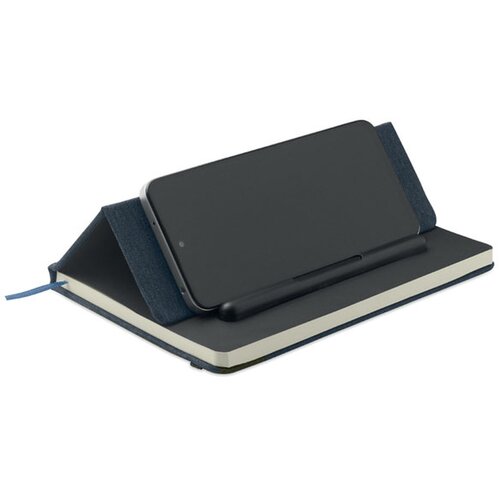 A5 notitieboek telefoonhouder Rinbook Kobaltblauw