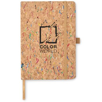 A5 notitieboekje van gekleurd kurk Cornota Beige