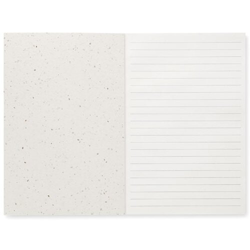 A5 notitieboekje zaadpapier Seed book wit